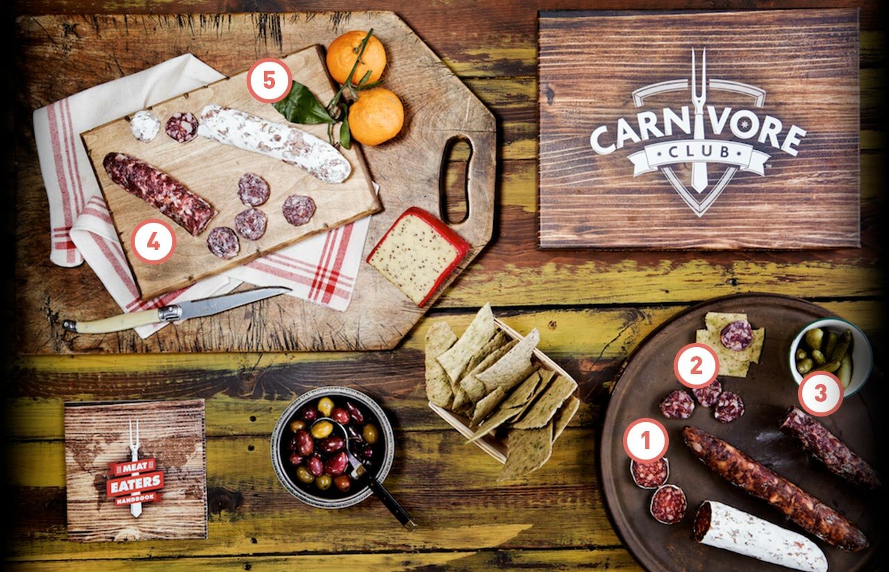 My gift box contained Angel's Salumi, from Angel's Salumi & Truffles which was founded in 2010 by Pascal Besset, a chef hailing from, South of France. Instead of toiling in different meat types, their focus is simple, create the best, most unique salami on the market. #carnivorechief #ad Carnivore Club Meat Salami Bacon Ham Truffles Wine Red Wind White Wine Bruschetta Smoked Meat Cheese Meat Tray Game Day Snacks Beer Ale Pickle Spears Pepper Jack Grapes Tomatoes Mushrooms venison Goose Salami Cashews Nuts LeahSay's Views