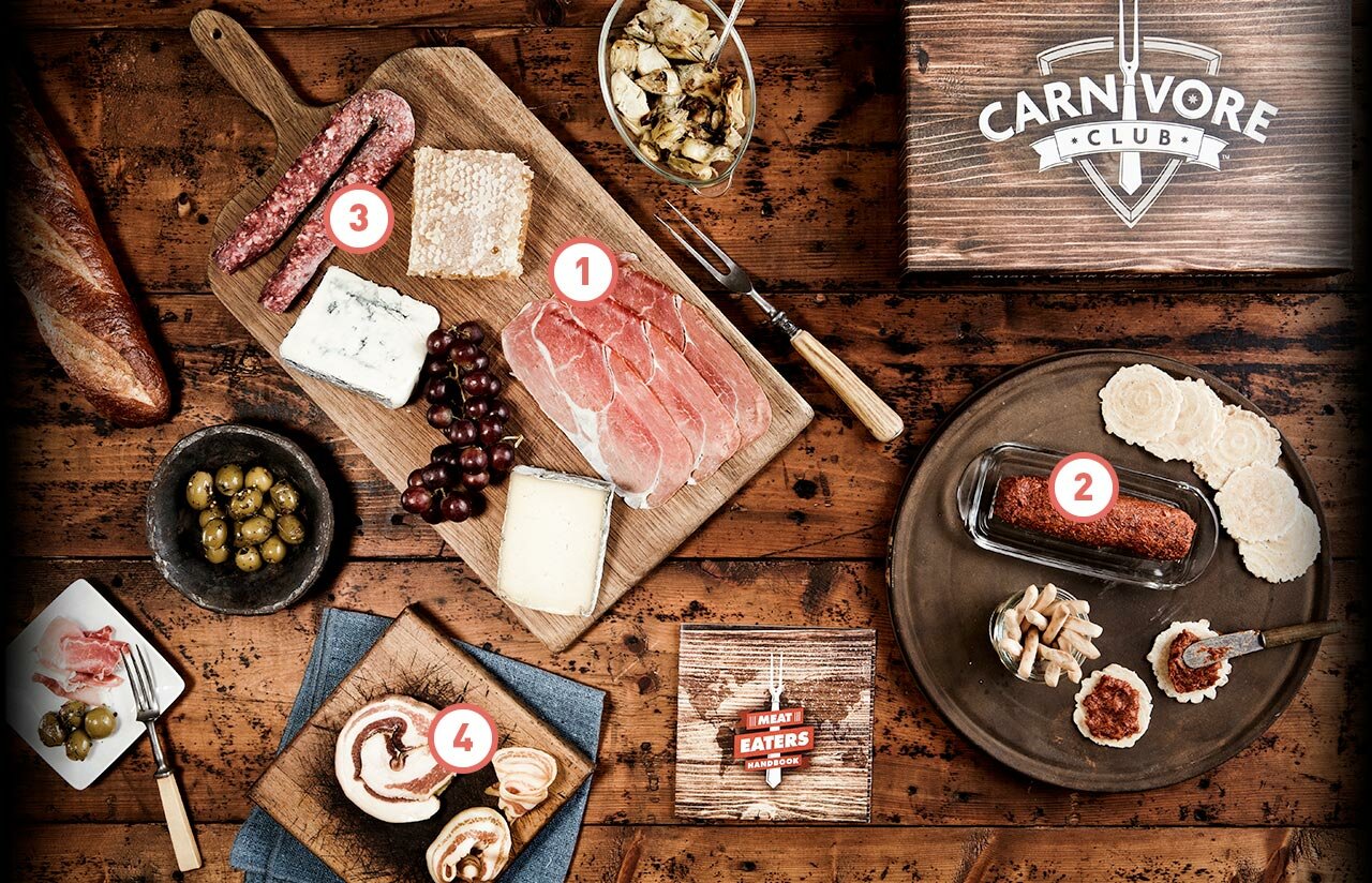 My gift box contained Angel's Salumi, from Angel's Salumi & Truffles which was founded in 2010 by Pascal Besset, a chef hailing from, South of France. Instead of toiling in different meat types, their focus is simple, create the best, most unique salami on the market. #carnivorechief #ad Carnivore Club Meat Salami Bacon Ham Truffles Wine Red Wind White Wine Bruschetta Smoked Meat Cheese Meat Tray Game Day Snacks Beer Ale Pickle Spears Pepper Jack Grapes Tomatoes Mushrooms venison Goose Salami Cashews Nuts LeahSay's Views