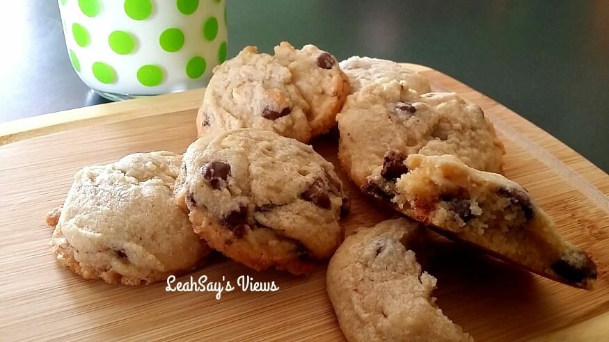 Chewy Chocolate Chip Cookies And Ice Cold Milk or Tea Party. Better know as grandson's vs granddaughter's on baking day! #cookie #ChocolateChipCookies #MilkandCookies #AfternoonTea #TeaParty #ad