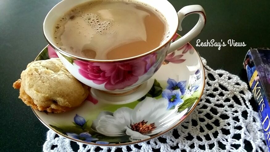 Chewy Chocolate Chip Cookies And Ice Cold Milk or Tea Party. Better know as grandson's vs granddaughter's on baking day! #cookie #ChocolateChipCookies #MilkandCookies #AfternoonTea #TeaParty #ad