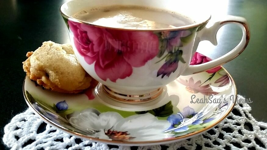 Chewy Chocolate Chip Cookies And Ice Cold Milk or Tea Party. Better know as grandson's vs granddaughter's on baking day! #cookie #ChocolateChipCookies #MilkandCookies #AfternoonTea #TeaParty #ad